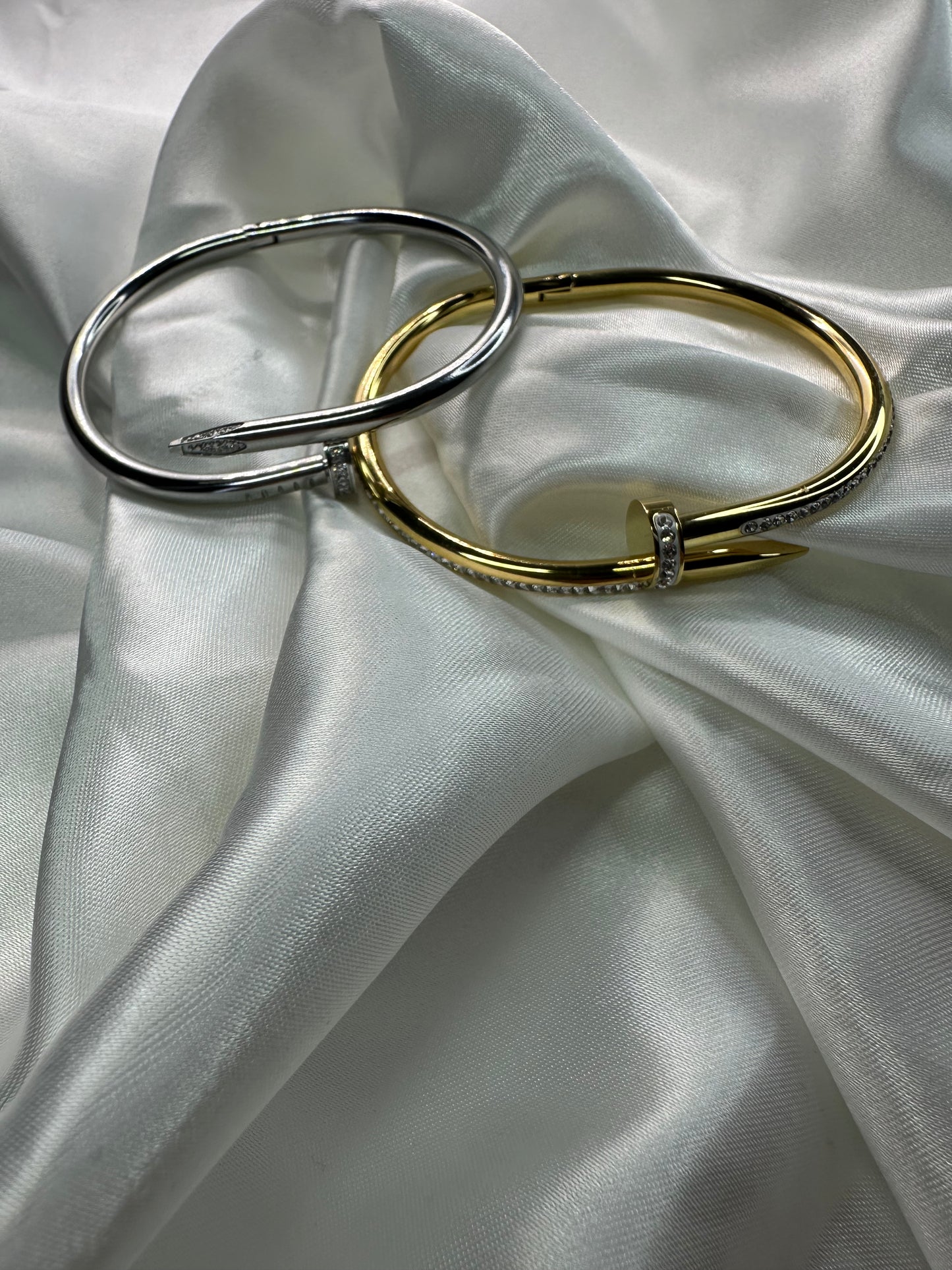 Full of Diamond Nail Bangle