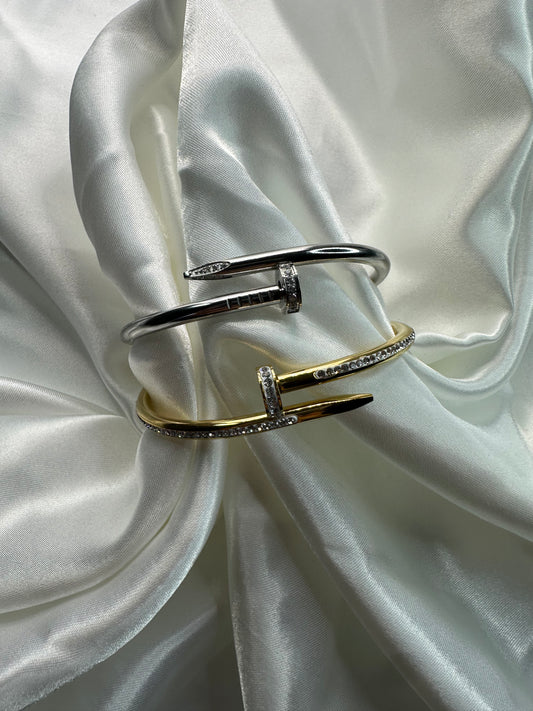 Full of Diamond Nail Bangle