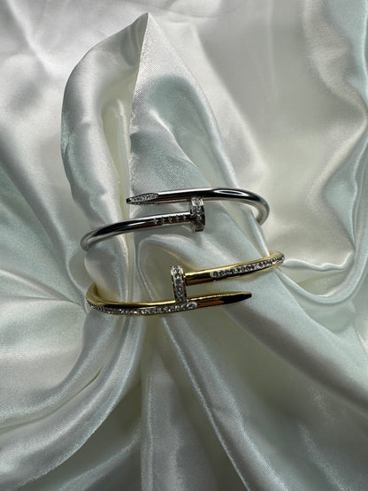 Full of Diamond Nail Bangle