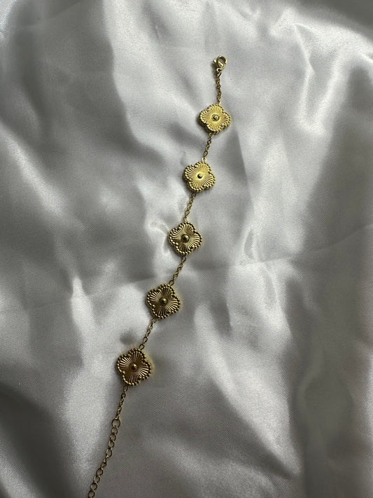 Gold Flower Bracelet