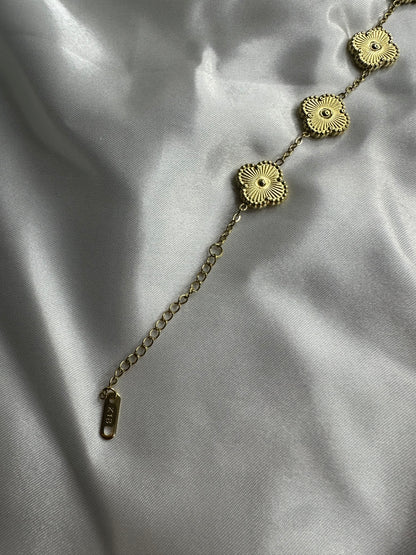 Gold Flower Bracelet